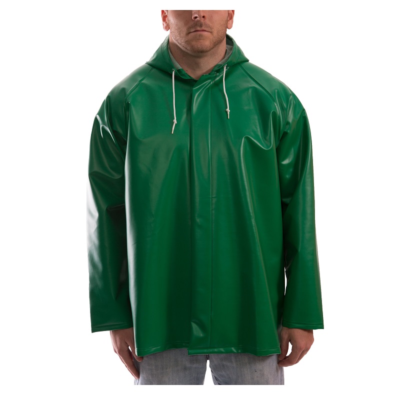 SafetyFlex Hooded Jacket in Green 17MIL